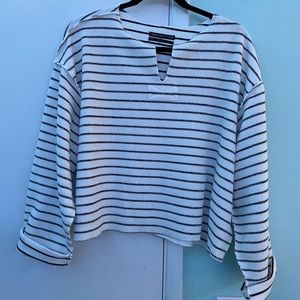 Urban Outfitters Black and White Striped Shirt